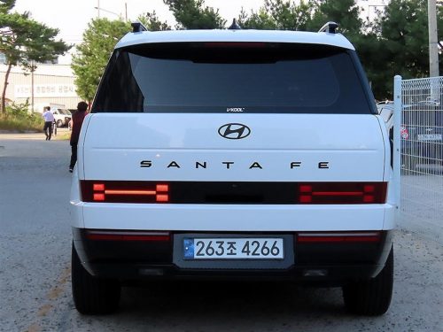 현대 싼타페 하이브리드 MX5 1.6T 2WD 캘리그래피 블랙 잉크 사진 4